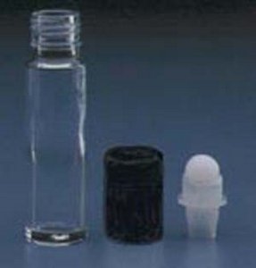 Empty 1/3oz. Roll-on Bottles W/Caps and Roller Balls